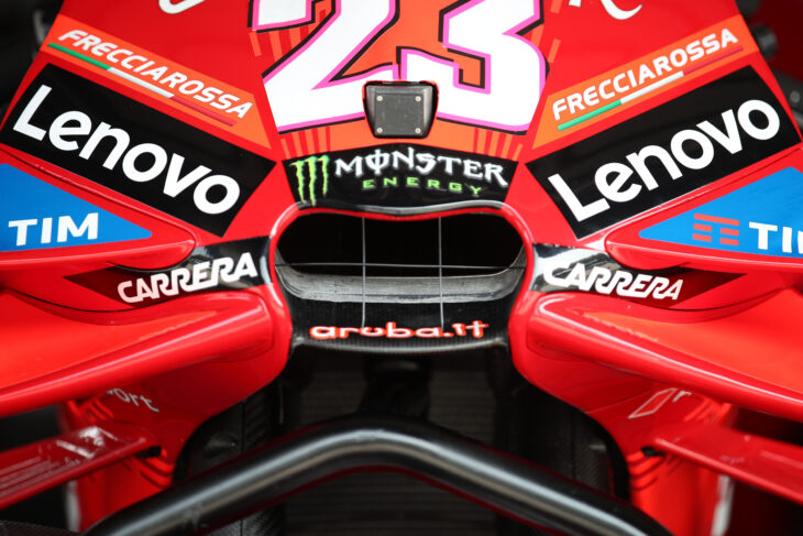 Ducati fairing, Sepang MotoGP test, 7 February 2024