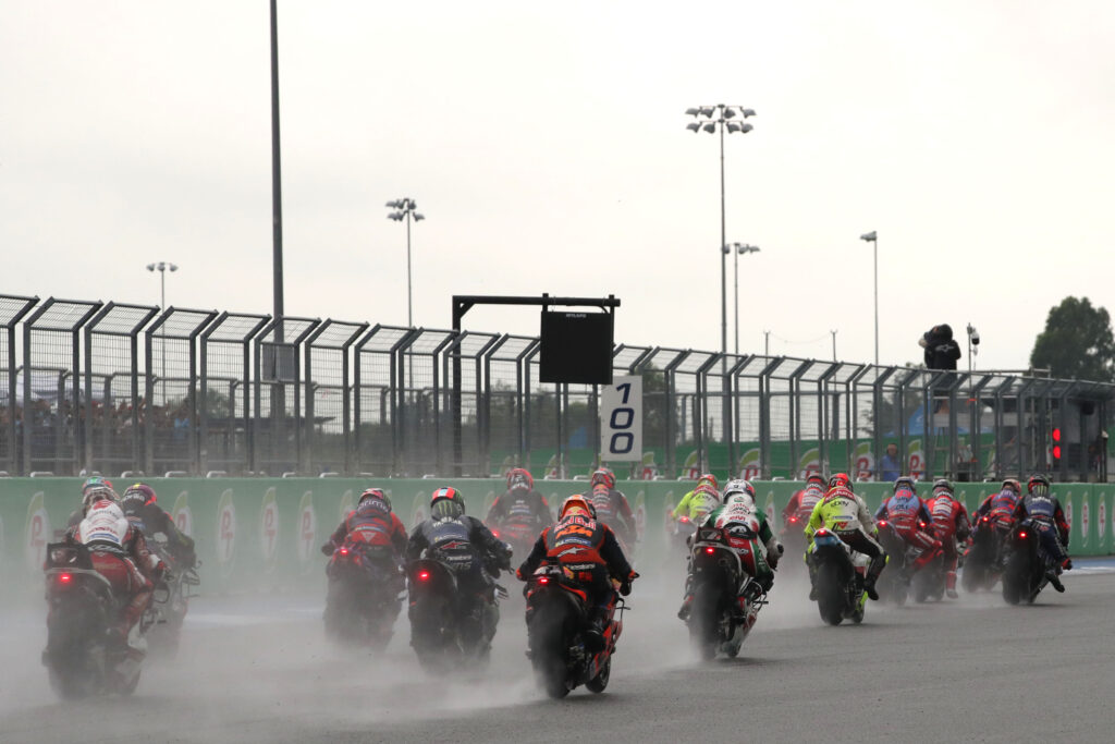 Rain at 2024 Thailand MotoGP