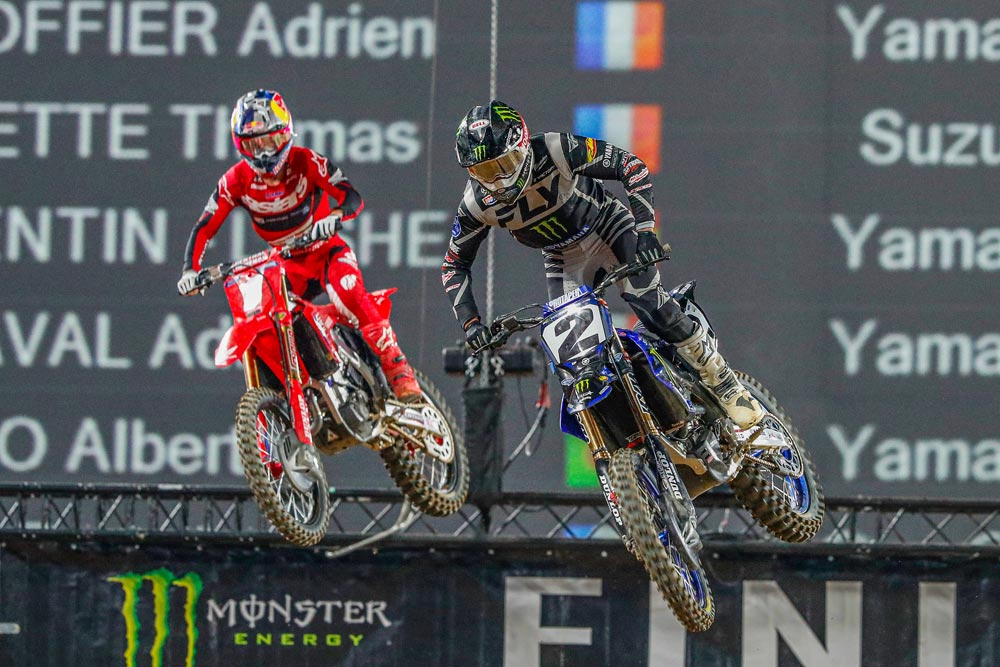 Webb leads Lawrence at 2024 Paris Supercross