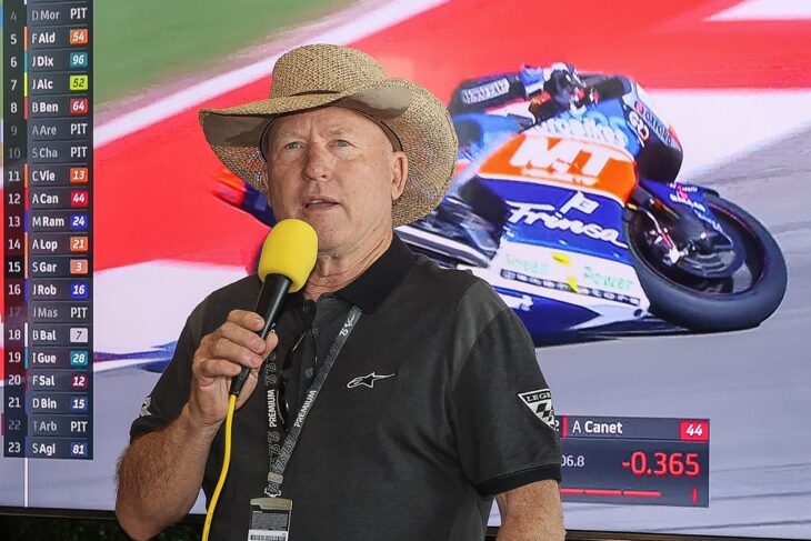 Three-time 500cc World Champion Kenny Roberts