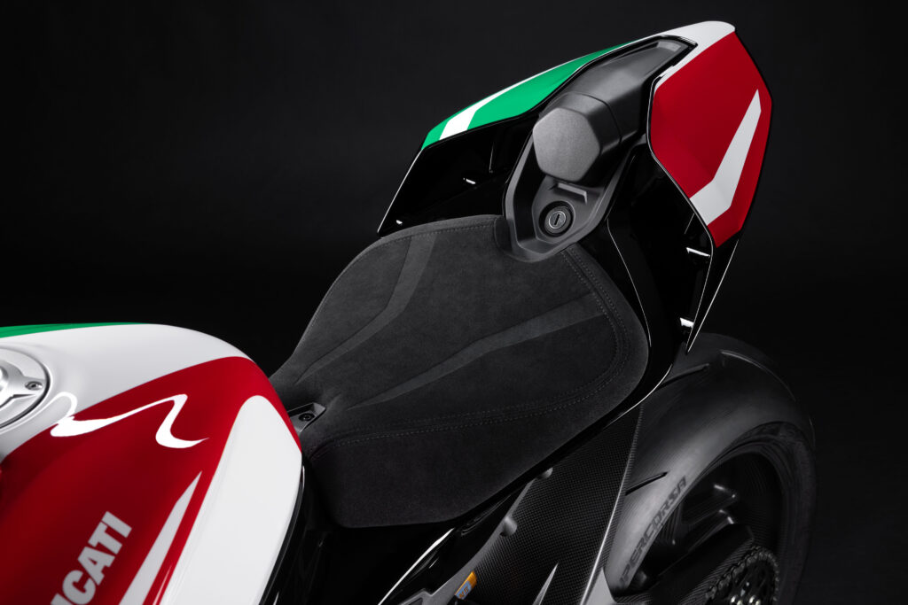 2025 Ducati Panigale V4 Tricolore seat