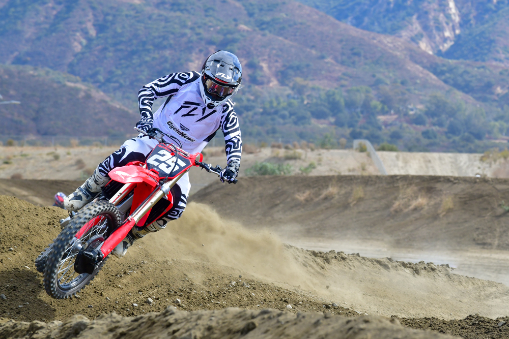 2025 Honda CRF250R action 2025 Honda CRF250R action
