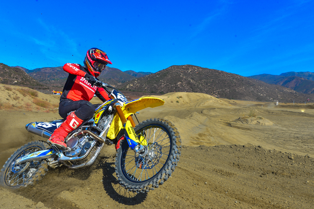2025 Suzuki RM-Z250 action 2025 Suzuki RM-Z250 action