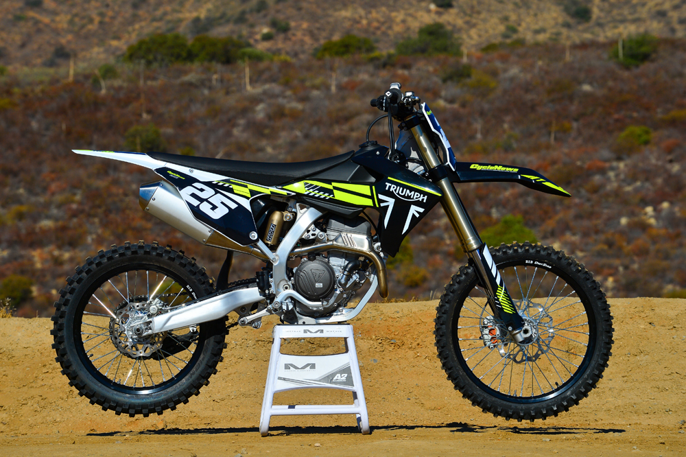 2025 Triumph TF 250-X right side 2025 Triumph TF 250-X right side