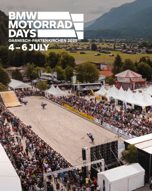 BMW Motorrad Days Planned for July 4-6 in Garmisch-Partenkirchen