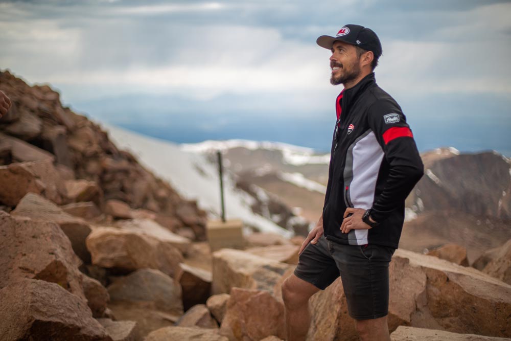 Carlin Dunne prior to 2019 Pikes Peak Hill Climb race