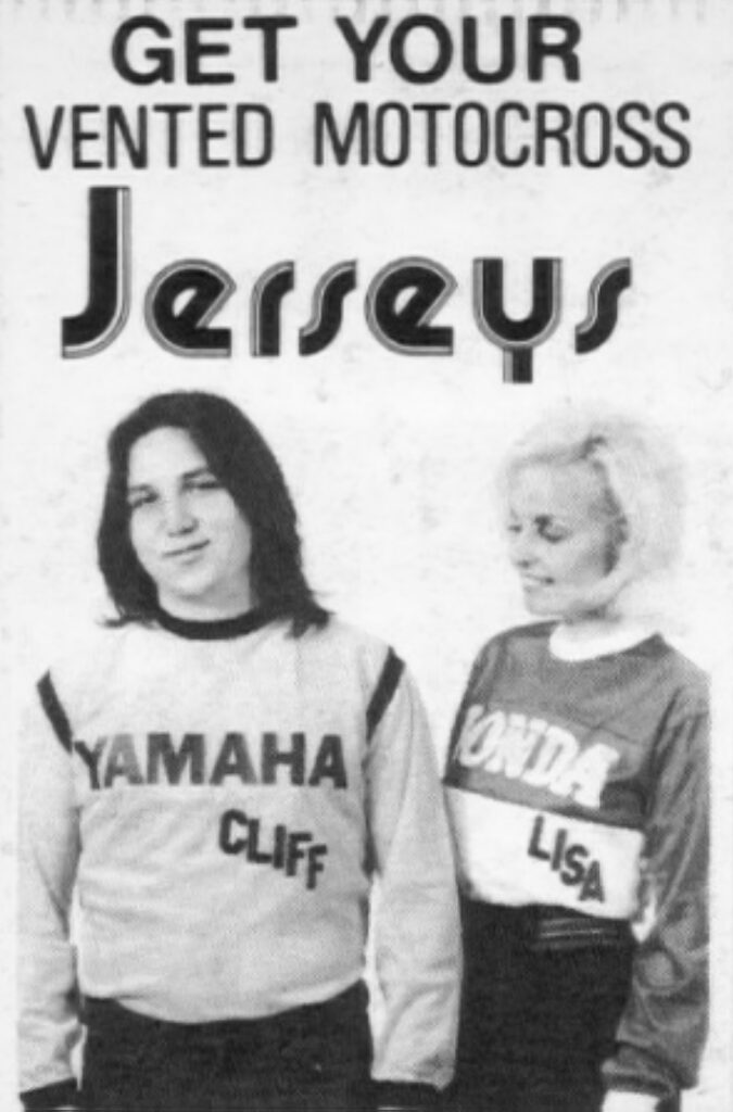 Cycle News Archives 1974 ad for vented jerseys