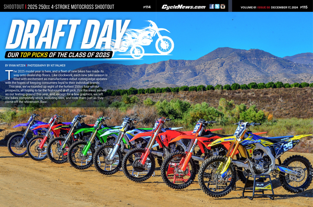 2025 250cc 4-Stroke Motocross Shootout 2025 250cc 4-Stroke Motocross Shootout