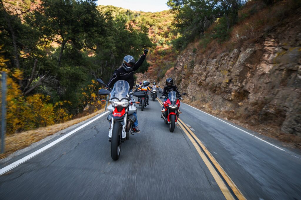 Moto Guzzi and France's Eudoxie Partner for a SoCal Split Chain event