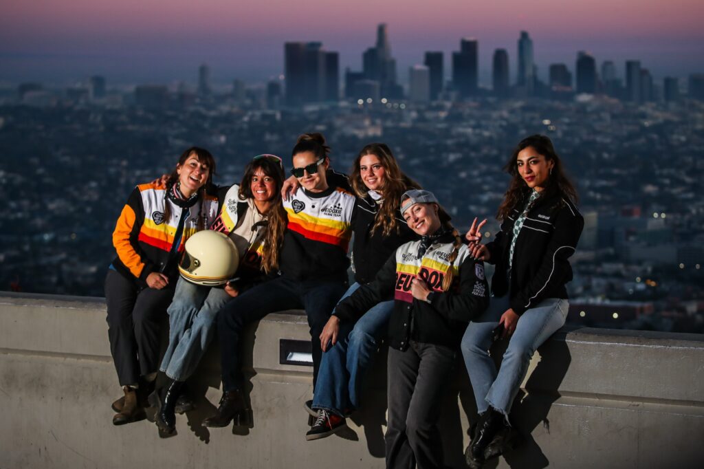 Moto Guzzi and France's Eudoxie Partner for a SoCal Split Chain event