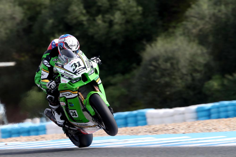Garrett Gerloff Kawasaki Puccetti Racing ZX-10RR at Jerez 2024