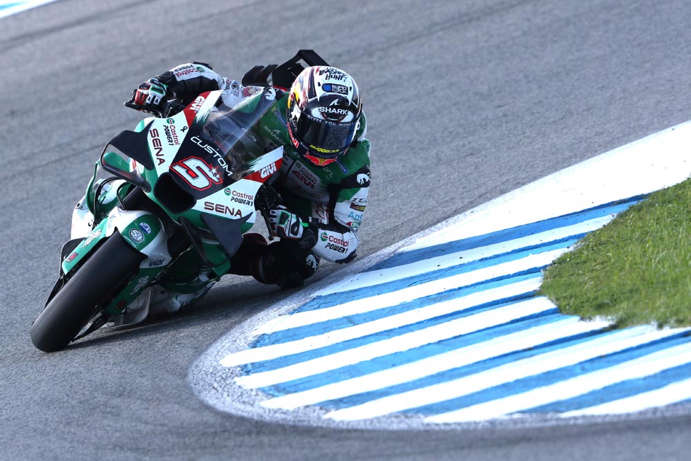 Johann Zarco and the Honda RC213V at Jerez 2024