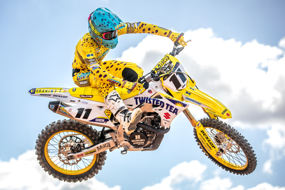 Kyle Chisholm Twisted Tea HEP Suzuki Team