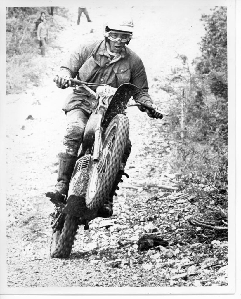 Malcolm Smith racing the ISDT