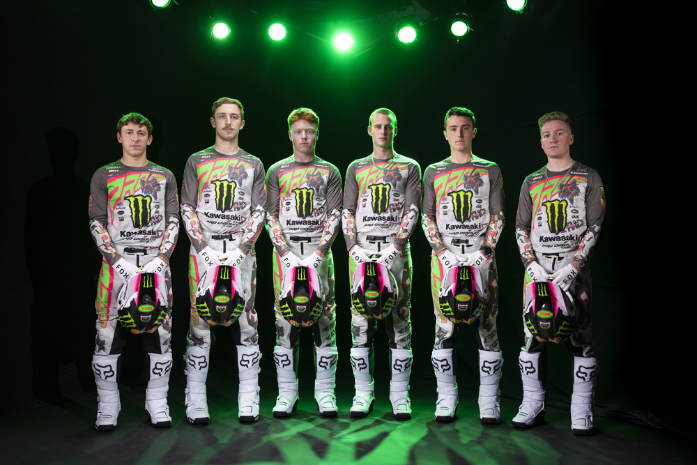 Monster Energy Pro Circuit Kawasaki 250SMX riders