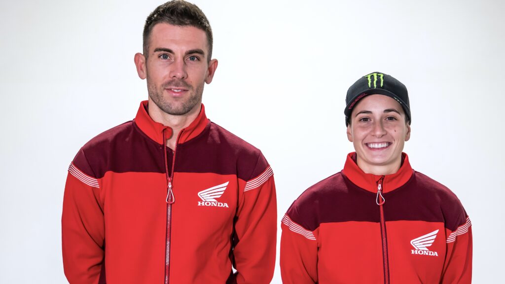 Corentin Perolari (left) and Ana Carrasco