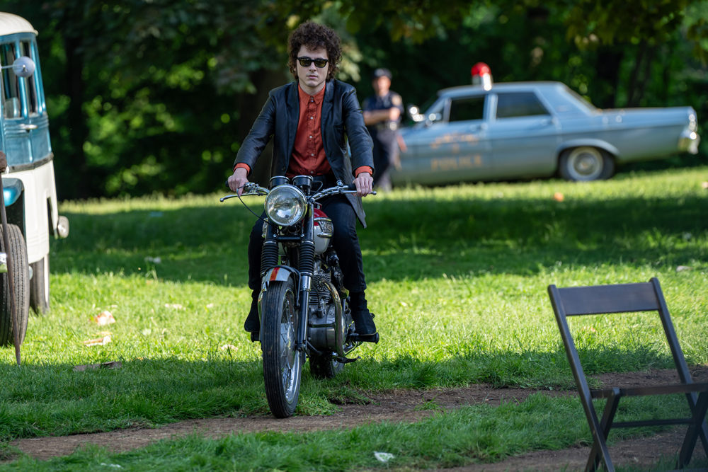 Triumph Bonneville T100 Featured in "A Complete Unknown" Movie