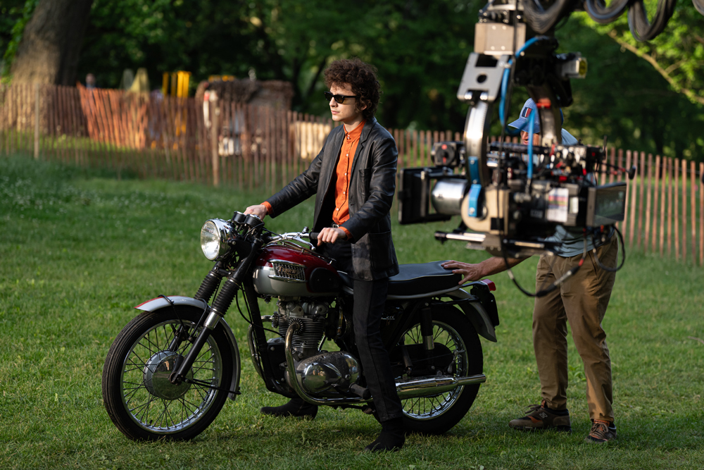 Triumph Bonneville T100 Featured in "A Complete Unknown" Movie