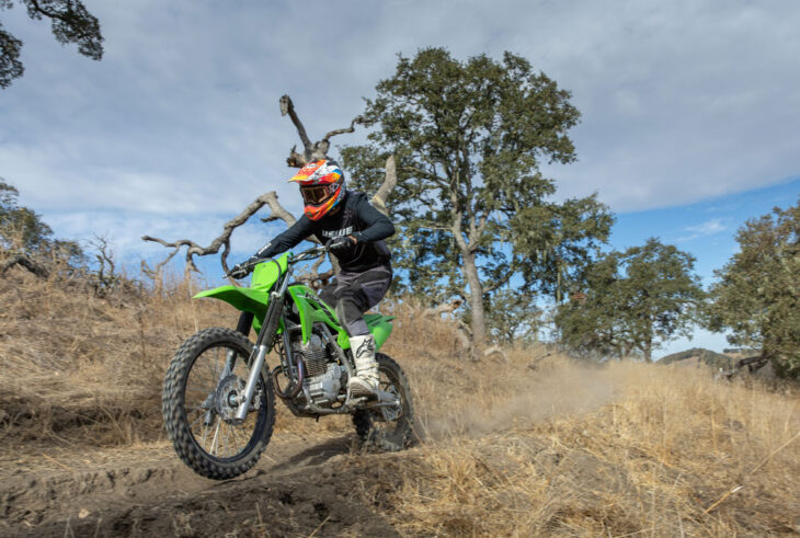 2025 Kawasaki KLX230R & KLX230R S action 2025 Kawasaki KLX230R & KLX230R S action