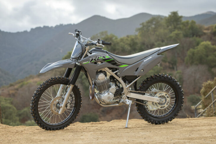 2025 Kawasaki KLX230R S left side 2025 Kawasaki KLX230R S left side