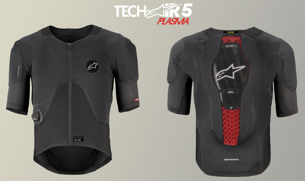 Alpinestars Tech-Air 5 Plasma Airbag System, front and back