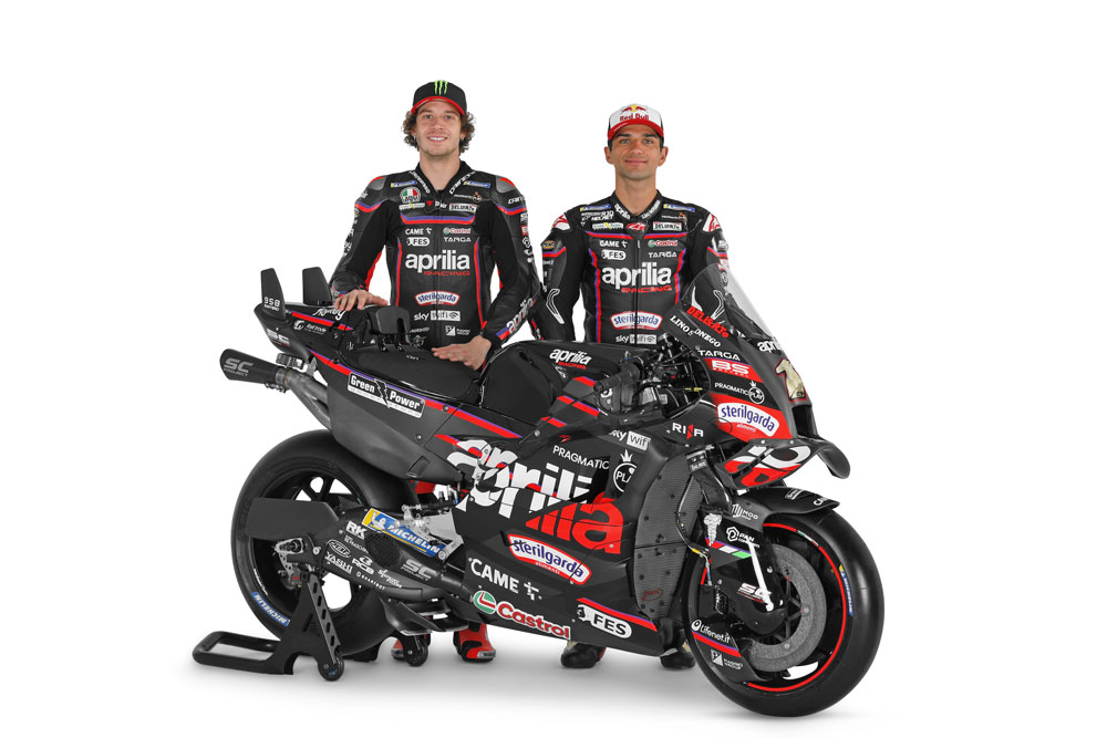 Aprilia Racing MotoGP Team Marco Bezzecchi and Jorge Martin