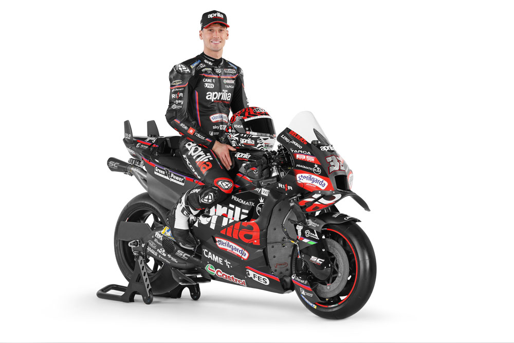 Aprilia Racing MotoGP test rider Lorenzo Savadori