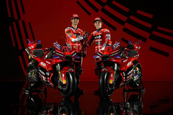 Bagnaia - Marquez 2025 Ducati Lenovo Team