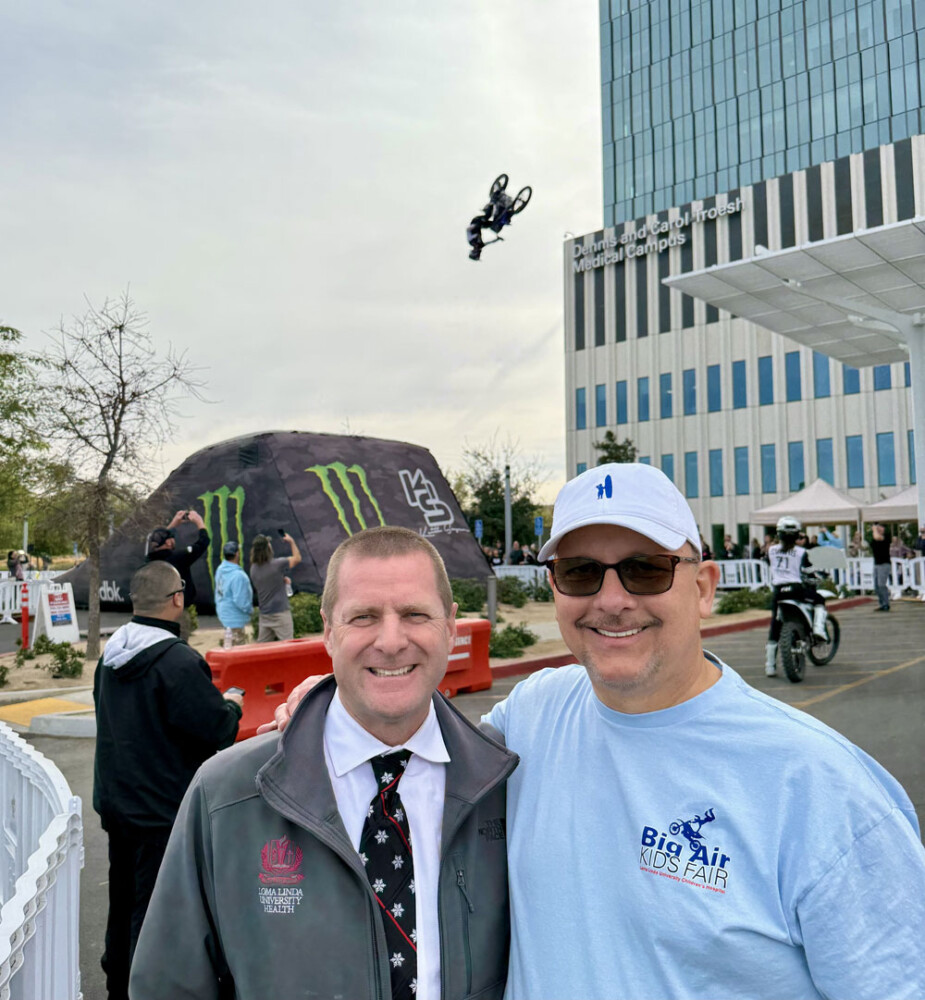 Dr. Adrian Cotton and BAKF founder Steve Bauer