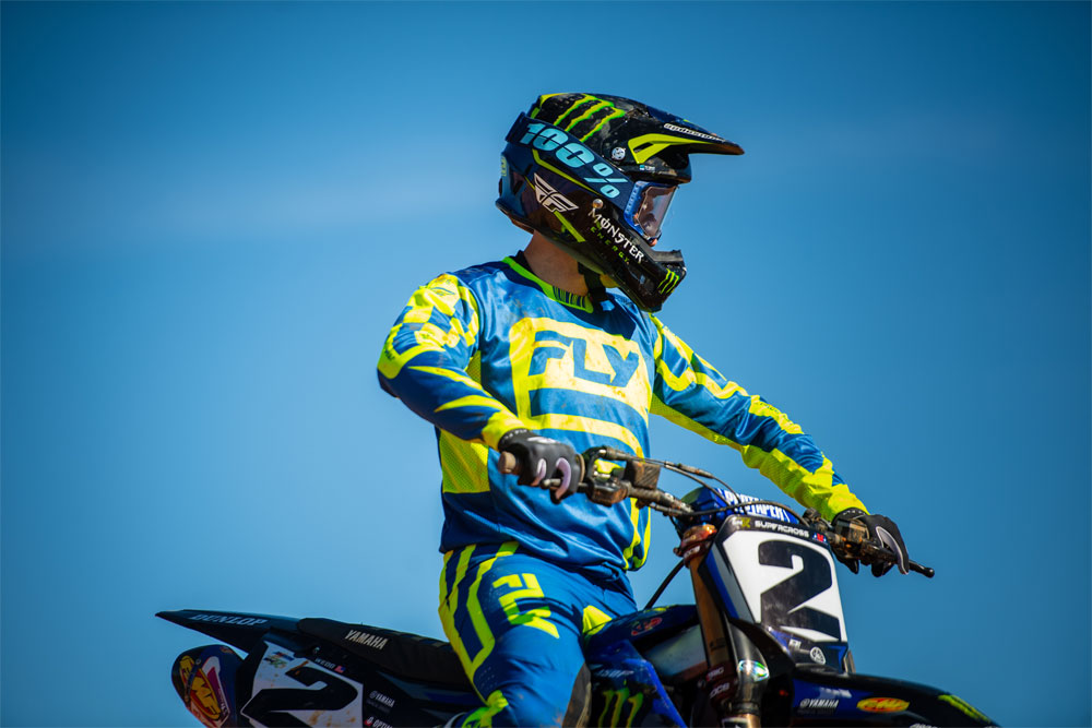 Cooper Webb wearing Fly Racing Lite LE Lancer Racewear
