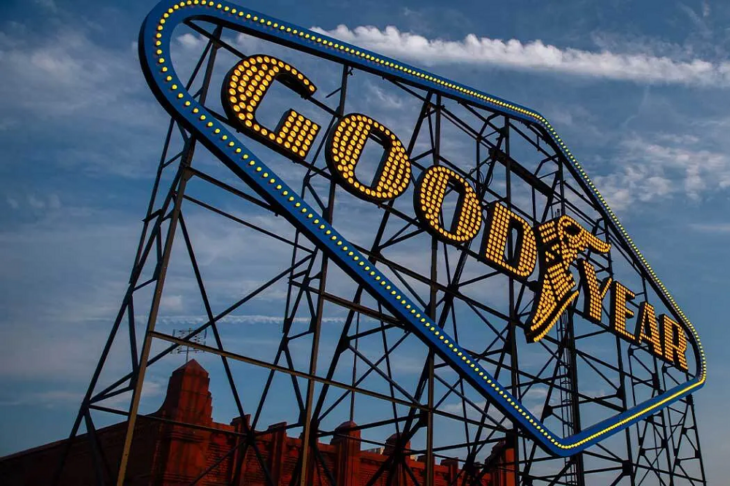 Goodyear sign