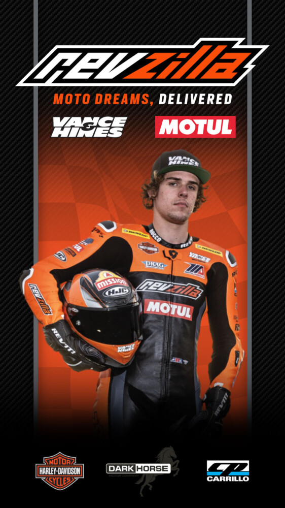 Rocco Landers RevZilla/Motul/Vance & Hines H-D Team