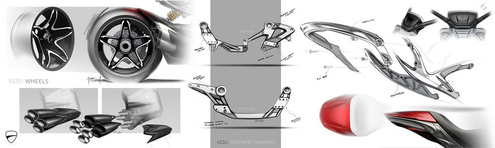 2025 Ducati XDiavel V4 styling renderings