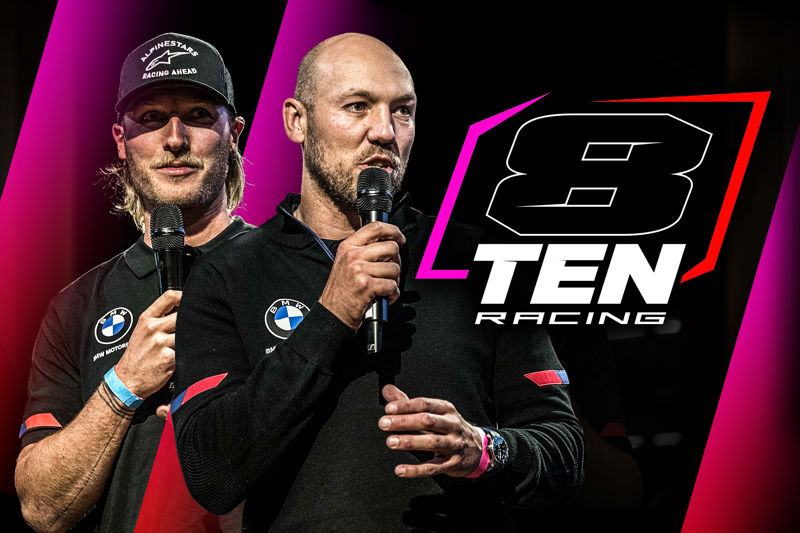 8Ten racing Peter Hickman and Davey Todd