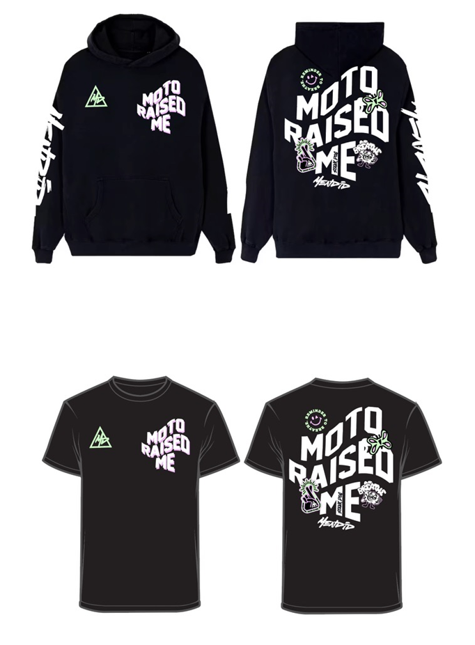 Hoodies and Tees in collaboration with Mendid to support Gared Steinke