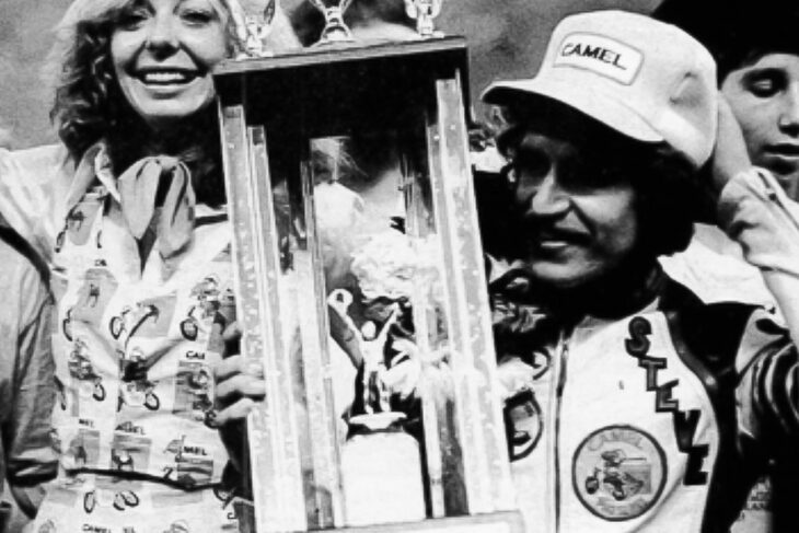 Steve Eklund (right) at Houston Astrodome in 1978