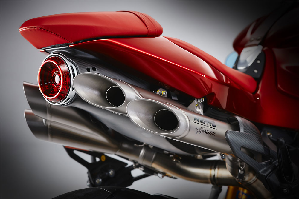 MV Agusta Superveloce 1000 Serie Oro exhaust