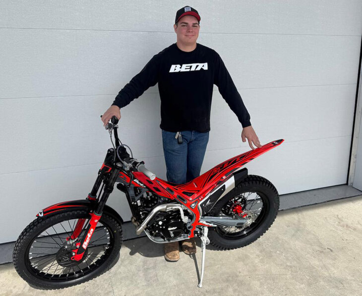 Cole Cullins, Trials Ambassador for Beta Motorcycles