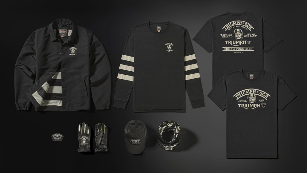 DGR X Triumph clothing