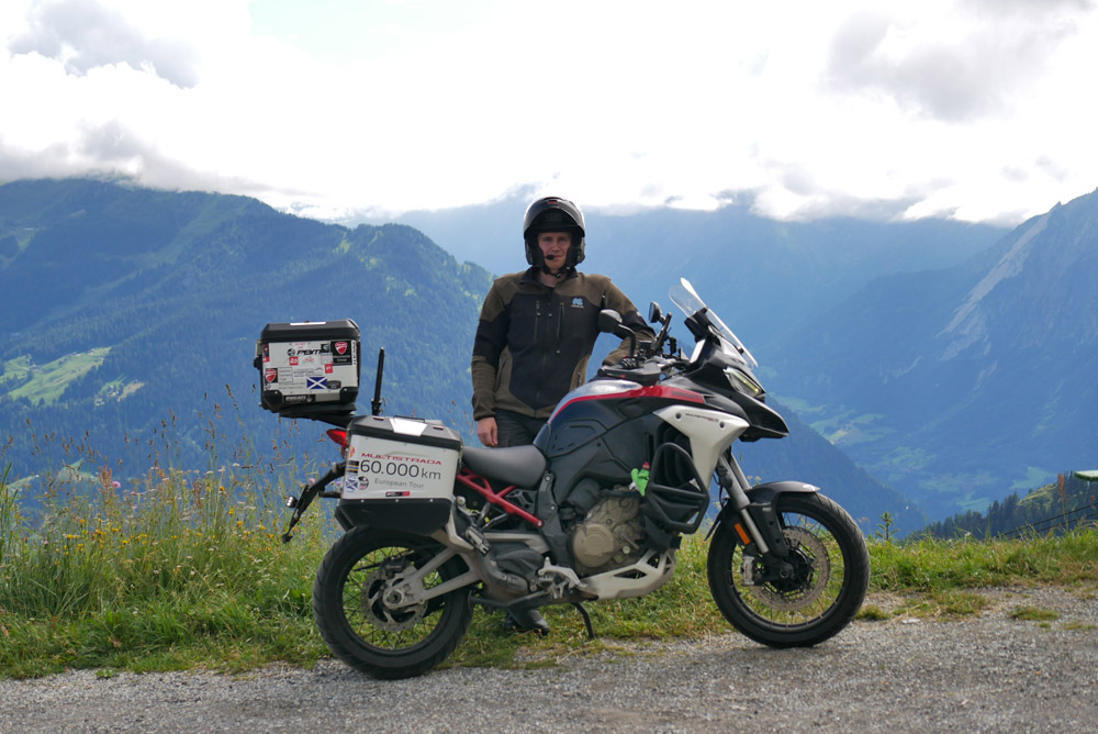 Ducati Multistrada 60,000 km European Tour