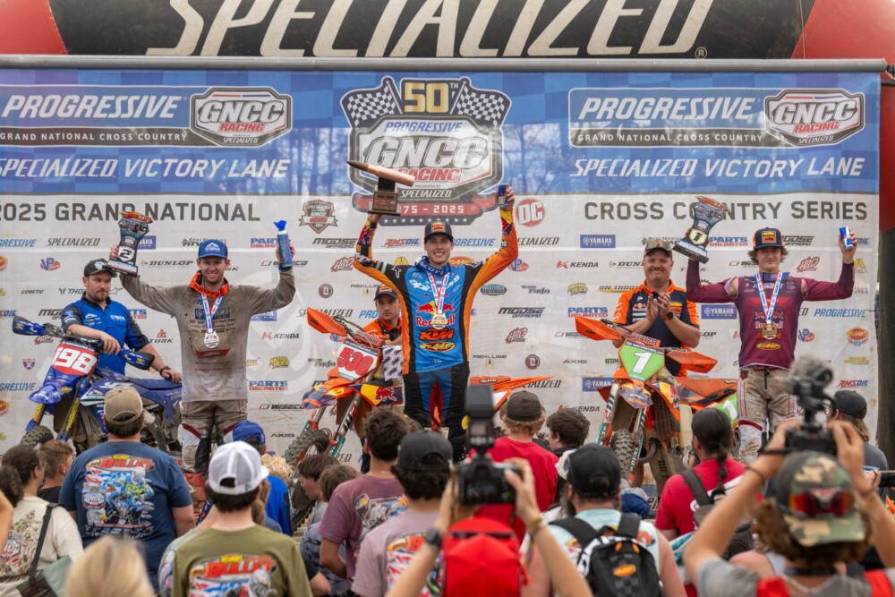 FMF Camp Coker Bullet Top Three Overall finishers