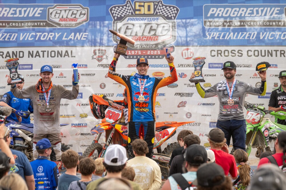 FMF Camp Coker Bullet Top Three XC1 Open Pro finishers