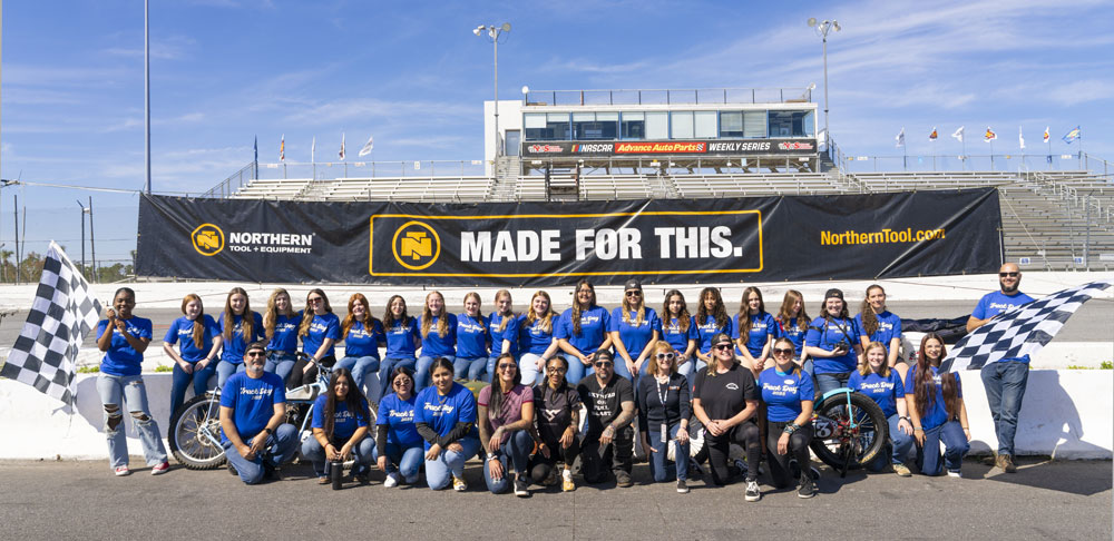 Future Tradeswomen at Sons of Speed Vintage Motorcycle Race with Northern Tool + Equipment (6)