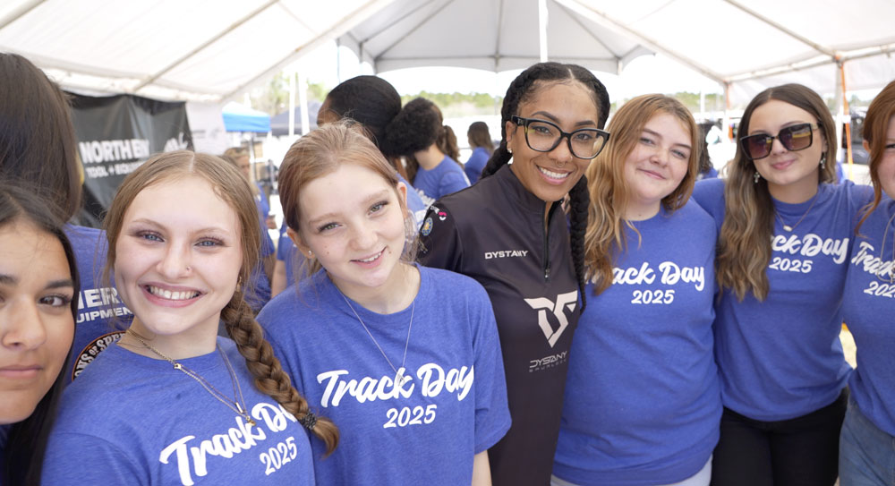 Future Tradeswomen at Sons of Speed Vintage Motorcycle Race with Northern Tool + Equipment (6)