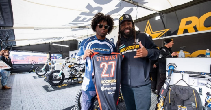 Kenny Moore II and James Stewart