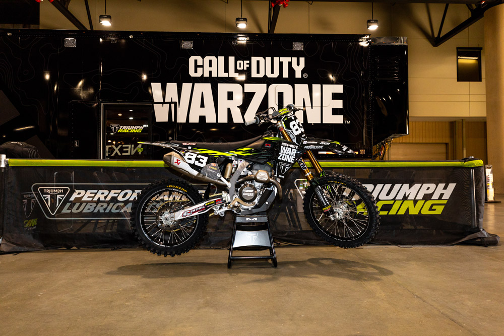 Triumph Factory Racing Call of Duty Livery