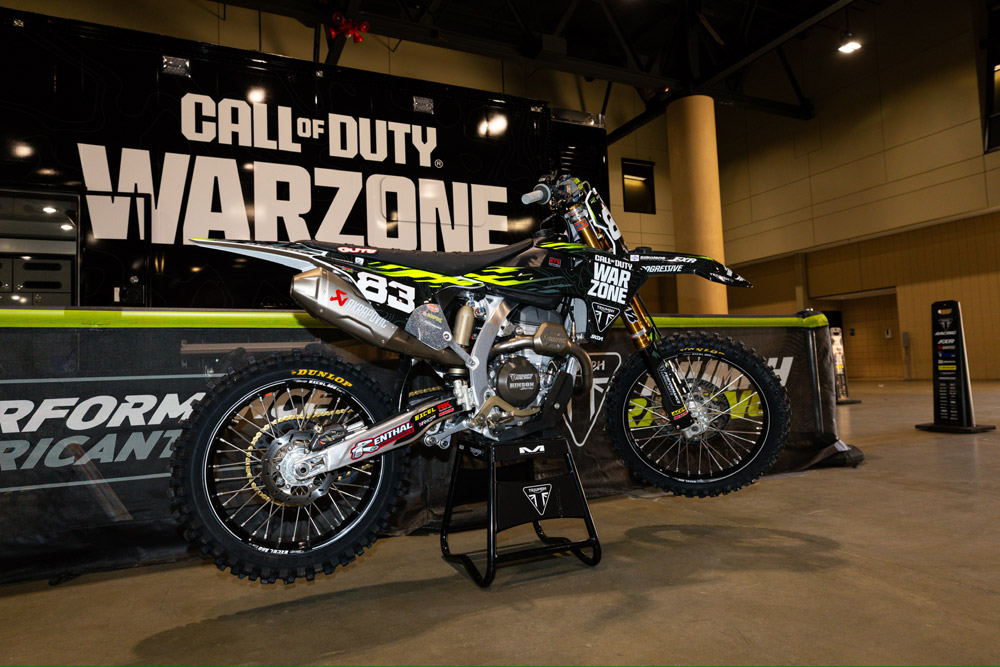 Triumph Factory Racing Call of Duty Livery