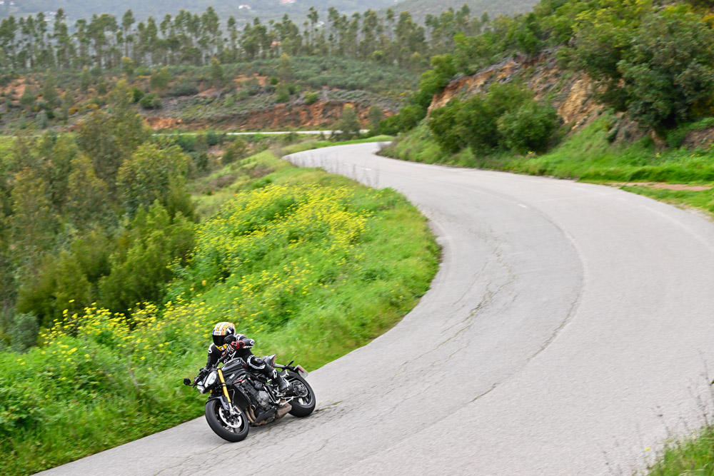 2025 Triumph Speed Triple 1200 RS street riding