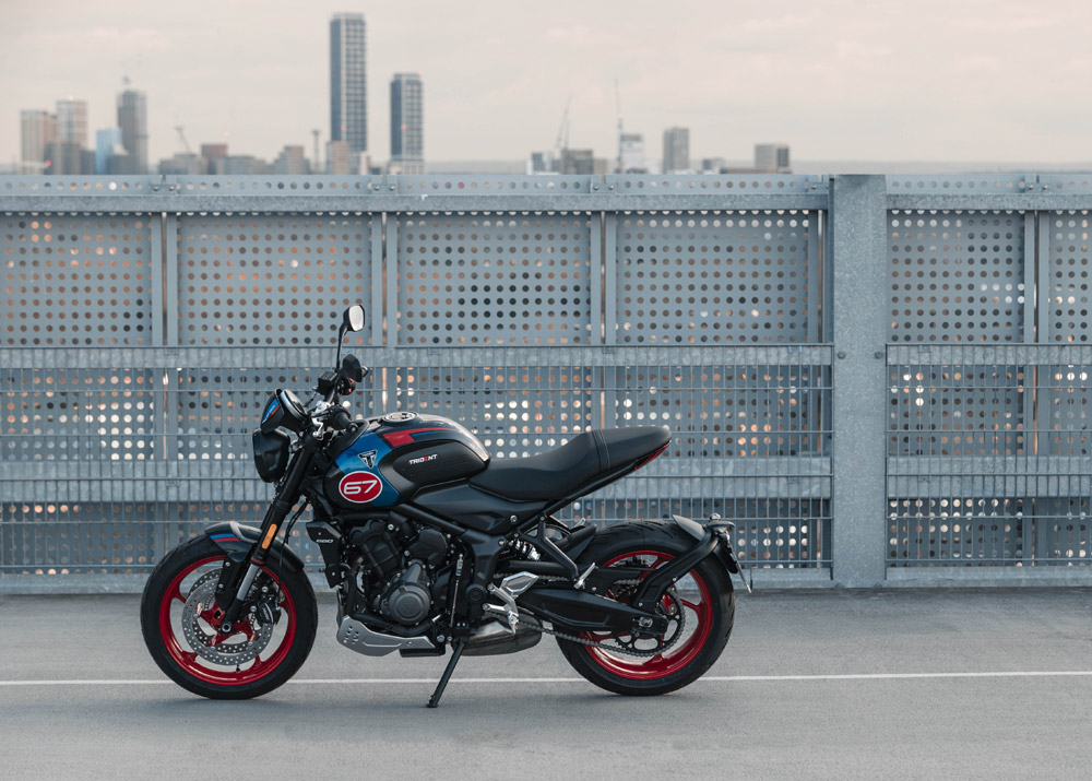 2026 Triumph Trident Triple Tribute SE left side