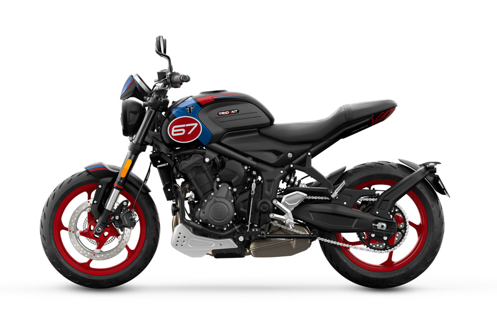2026 Triumph Trident Triple Tribute SE left
